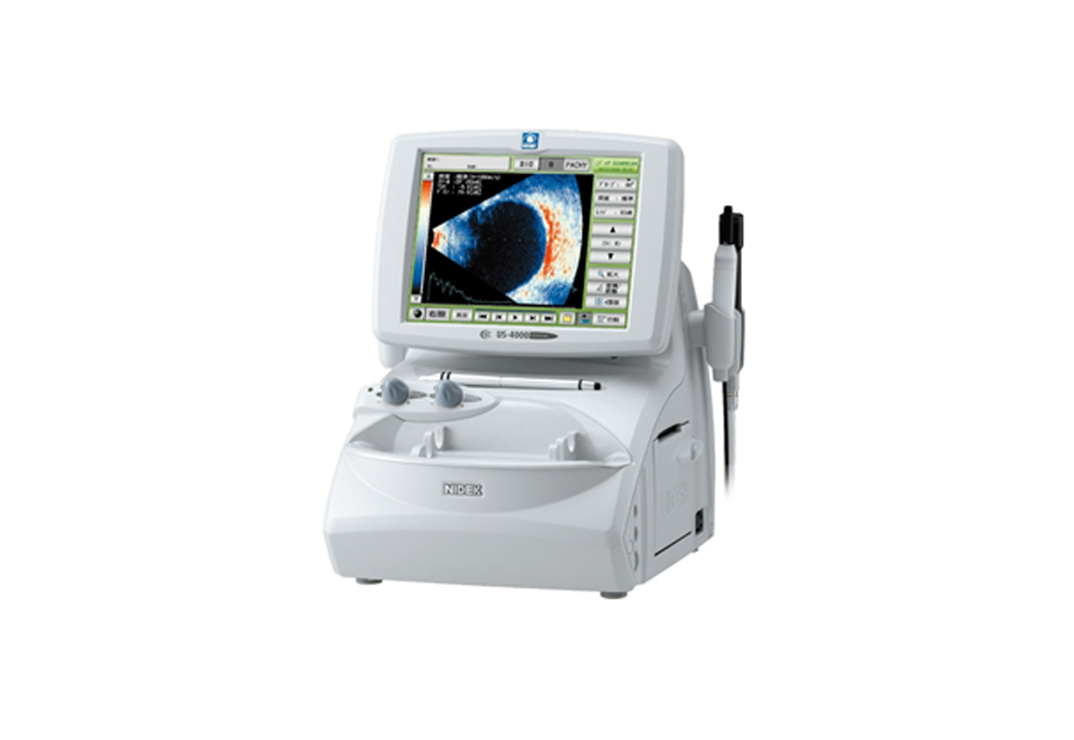 超音波画像診断・眼軸長／角膜厚測定装置